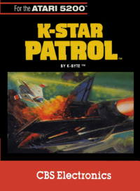 K-Star Patrol Atari 5200 US box art